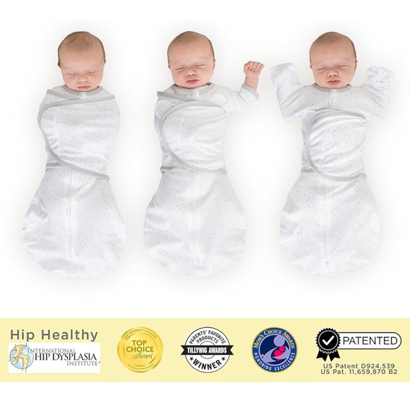 Amazing Baby 6-way Omni Swaddle Sack with Wrap - Small, 0-3 Months * Baby101 - Picture 2 of 6